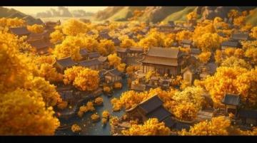 遇見鎮(zhèn)坪，一城山色半城秋