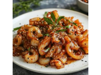 夜宵神菜！醬爆魷魚，鮮辣上頭超解饞
