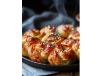 陜西肉夾饃秘制：外酥里嫩，下油炸好吃！