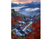 遇見鎮(zhèn)坪，一城山色半城秋