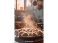 嘗鮮正當(dāng)時手工艾青餃?zhǔn)茏放蹙嚯x清明節(jié)還有些日子