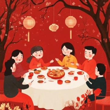 春節(jié)過完了，家里人都漸漸回來了