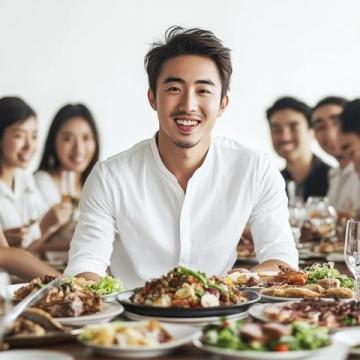馮小剛與徐帆一起享用家常素菜，一桌佳肴生活節(jié)儉，卻有“壕氣十足”的一瓶五千多元的酒
