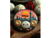 朋友來我家，一起聊起了天津素包子
