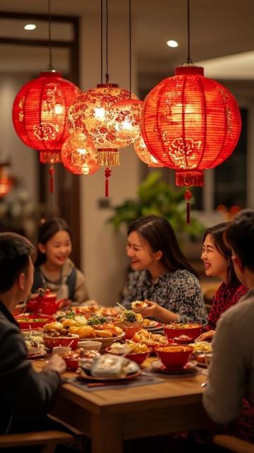 大年初六一家三口的晚餐，自從大年初二去岳父家拜年，一連吃了四天晚飯