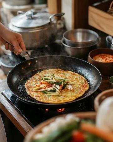 揭秘山東人氣爆棚的五谷雜糧大煎餅：酥脆軟糯，醬料豐富，一口愛上！#美食探店