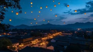 葛仙村之夜，走進(jìn)童話世界