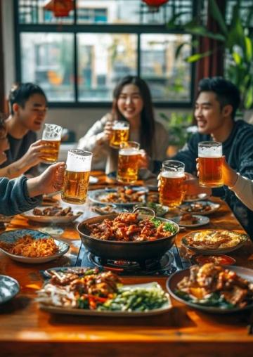 潮汕地區(qū)（包括汕頭、潮州、揭陽等）以其豐富的美食文化聞名