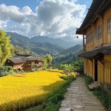 哈尼梯田吃了臘肉下山，再來(lái)建水吃豆腐