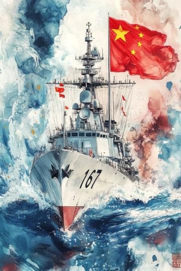 中國(guó)055編隊(duì)突變航向，澳大利亞海軍措手不及陷被動(dòng)應(yīng)對(duì)困境