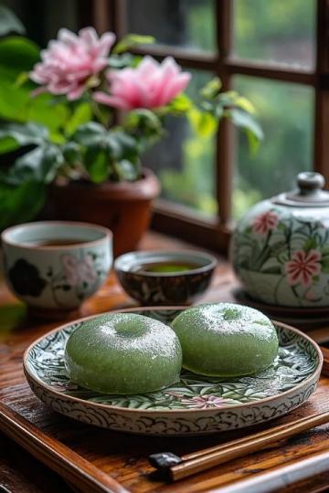 清香不膩的「綠茶饅頭」制作教程，健康美味顏值高
