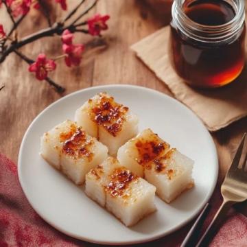 軟糯香甜的糯米糕，不用搟面就能輕松做出！