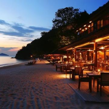 來(lái)到Avani+HuaHinResort的AQUA餐廳