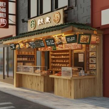 寺門美食廣場建設(shè)完工即將開業(yè)打造順河坊新地標(biāo)