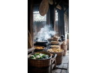 來到甘坑小鎮(zhèn)，不單單可以了解客家文化，還可以品嘗到客家美食