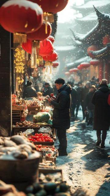 商丘古城小吃街人潮涌動(dòng)，偶遇老物件揭秘地方名吃秘密