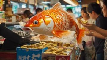 朋友們，這幾條近十公分的金魚如果我說是一塊五一條買的，你一定不會相信吧？如果說我