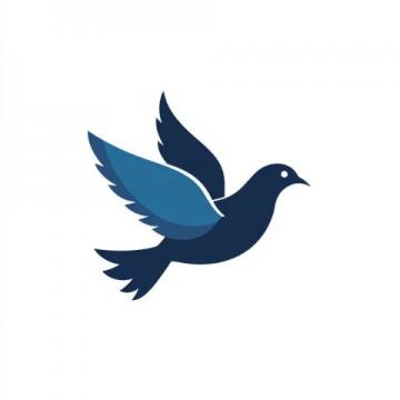 簡潔現(xiàn)代風(fēng)格的Logo設(shè)計:飛翔雀鳥寓意美食探索精神