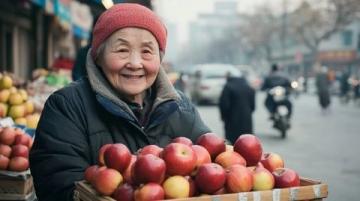 老公朋友從新疆帶回來一箱野蘋果，外表其貌不揚(yáng)，切開后果然驚艷了！