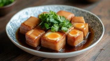 年夜飯硬菜之招財(cái)進(jìn)寶（鮑魚紅燒肉），好顏值高！