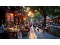 商丘古城小吃街人潮涌動，偶遇老物件揭秘地方名吃秘密