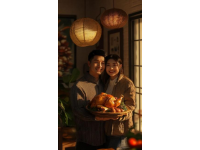 廣西網(wǎng)紅搭檔：年齡與身高的差異，六年默契合作的美食之旅