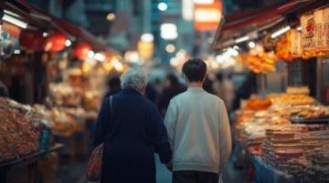 深夜街頭:一位母親帶著自閉癥兒子堅(jiān)持賣涼皮