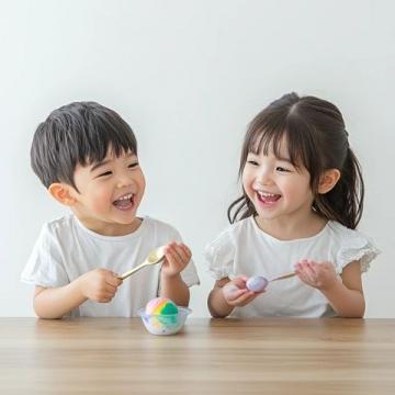 為小朋友制作可愛(ài)蛋白霜蘑菇甜品