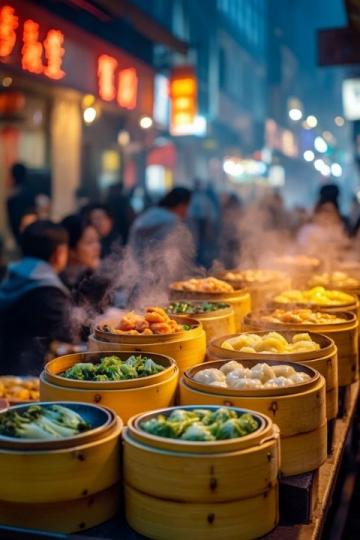 大連夜市夜不止，白日照樣熱鬧！
