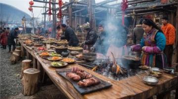昆明崗頭村“韶鍋故里”：隱世美味，火塘火鍋盛宴