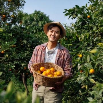 廣西大學(xué)生李帥入贅桂林，種植甜脆柿子，日賺500多元