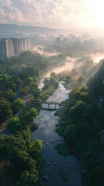 淮南市大型綜合性公園——龍湖公園：山水美景與休閑娛樂兼?zhèn)? width=