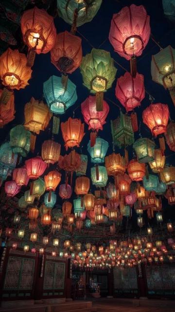 五一假期，寧夏中衛(wèi)向陽街變成流動的河流，熱鬧的夜晚增添夢幻色彩。