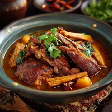 河南風(fēng)味扣碗酥肉美食