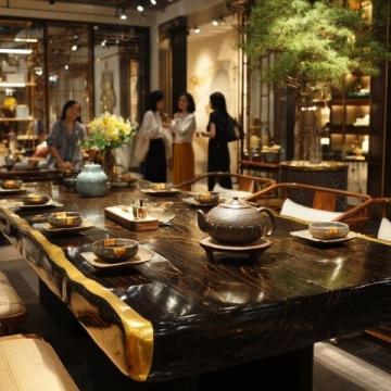 今天，我從杭州西湖旅游，專門乘車到河坊街素滿香素食自助餐店就餐