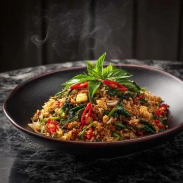 簡(jiǎn)單又美味:冬日必備章魚丁炒飯做法詳解