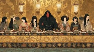 紅樓夢第四十一回：劉姥姥與林黛玉、司馬相如等人一同用餐時飲酒。