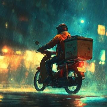 風(fēng)雨無阻的外賣小哥:背后的辛酸與堅(jiān)持