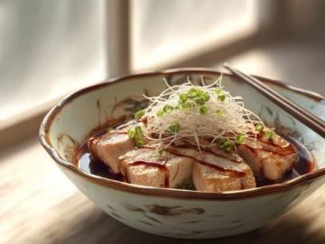 以下是一道原創(chuàng)改良版粉蒸肉食譜，以茶香解膩、果香增鮮為特色