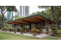 
都市露營(yíng)餐廳：原木綠意中感受野趣美食之旅