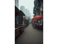 廈門僑福城居民社區(qū)的海鮮大排檔