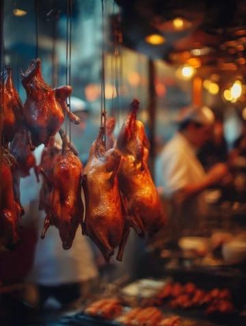 夜幕下的棗莊東湖夜市美景與美食共賞
