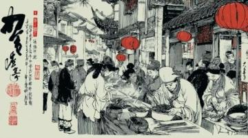 在明水古城冶坊共享一頓美味的午餐，朋友們對菜品贊不絕口