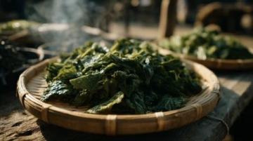 如何煮和晾曬新鮮芝麻葉:傳統(tǒng)美食制作過程詳解