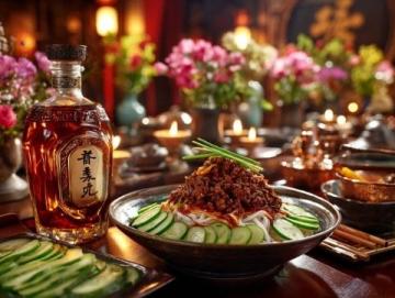 寶雞流行的四川美食：成都麻辣肉餅與特色米線組合