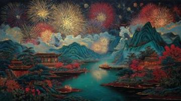 中緬邊城：煙花綻放的異域夢(mèng)境