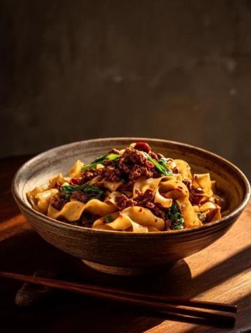 保定蘇坨面粉自制手搟炸醬面，五花肉香其醬，豐衣足食家庭美食
