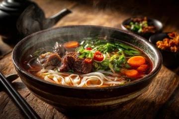 寶雞流行的四川美食：成都麻辣肉餅與特色米線組合