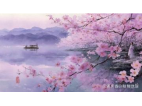 桃花湖度假水域風(fēng)光，風(fēng)格文案任你挑選