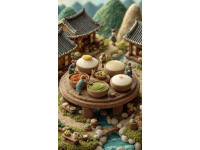 七臺(tái)河城市風(fēng)光、美食和特色小吃。